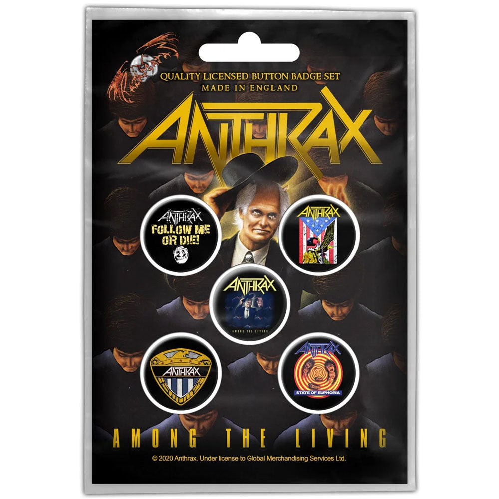 ANTHRAX - AMONG THE LIVING / 5個セット